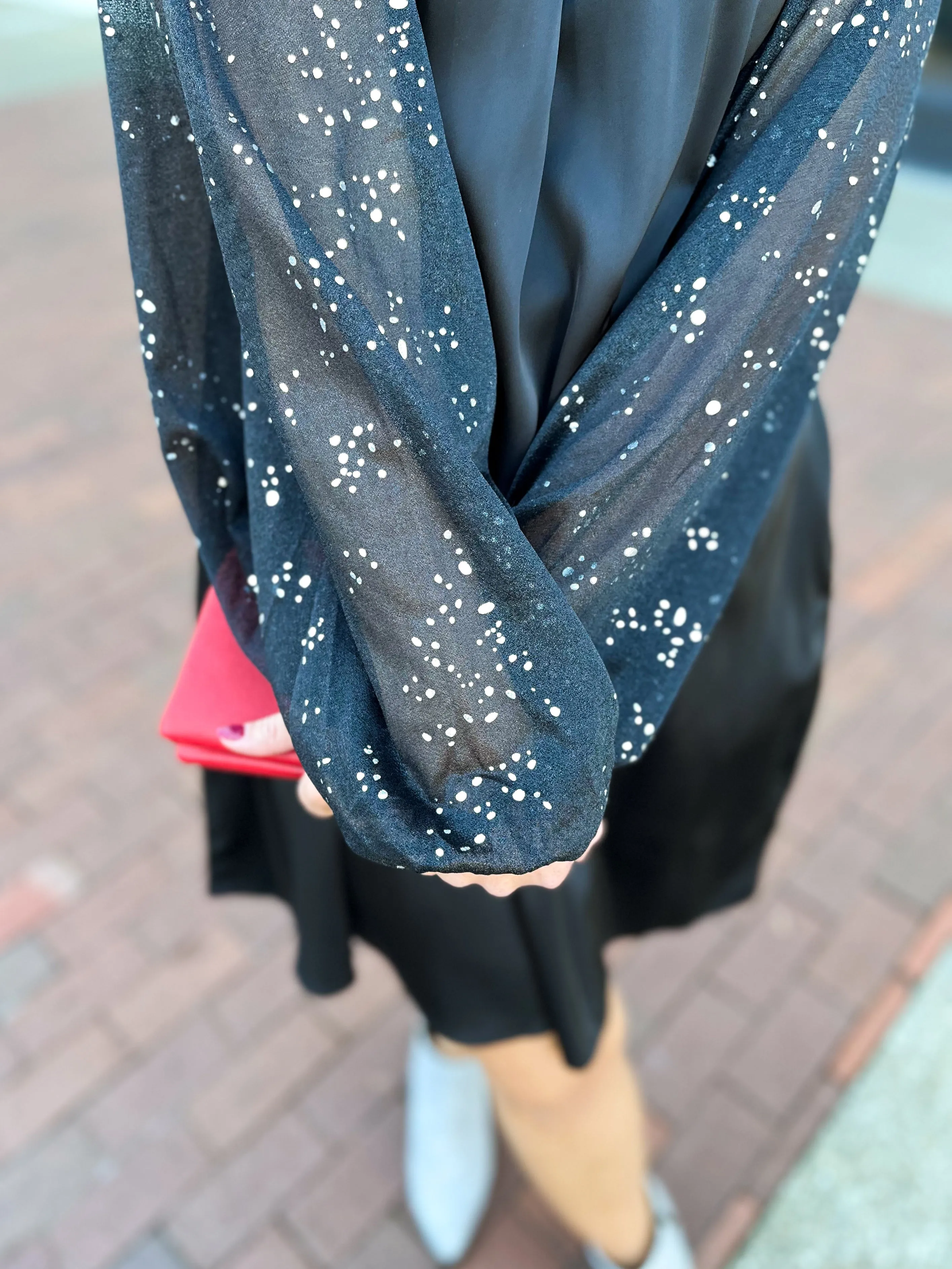 Black Mock Neck Mini Dress