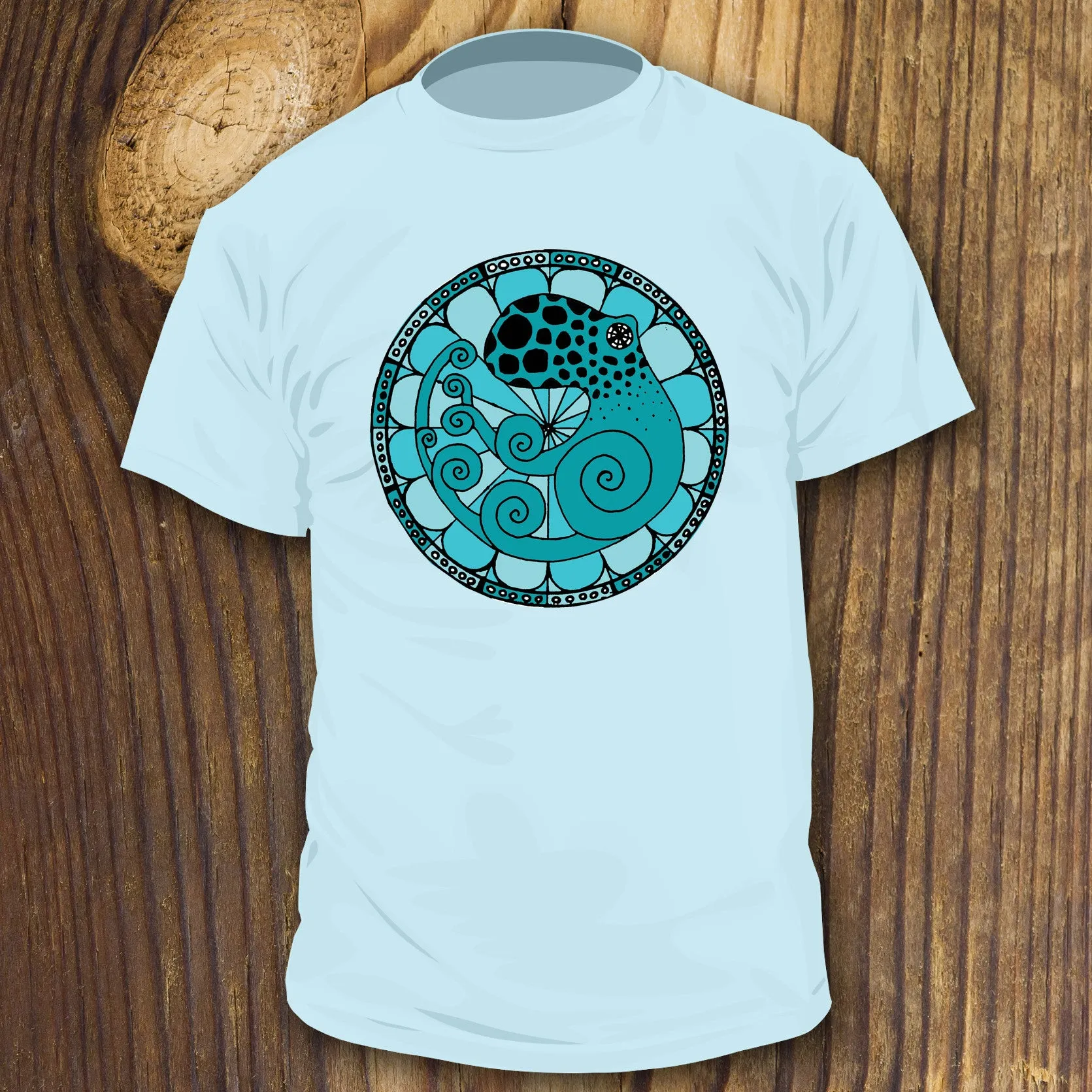 Blue Octopus shirt