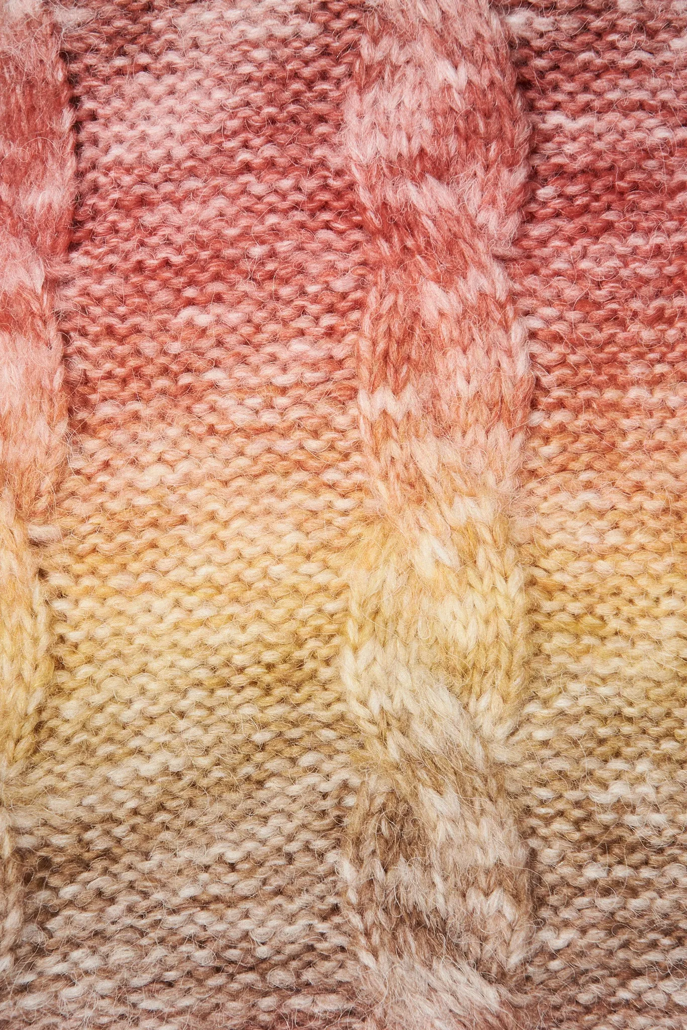 Bluestar Knit Cardigan In Rust Wool Blend