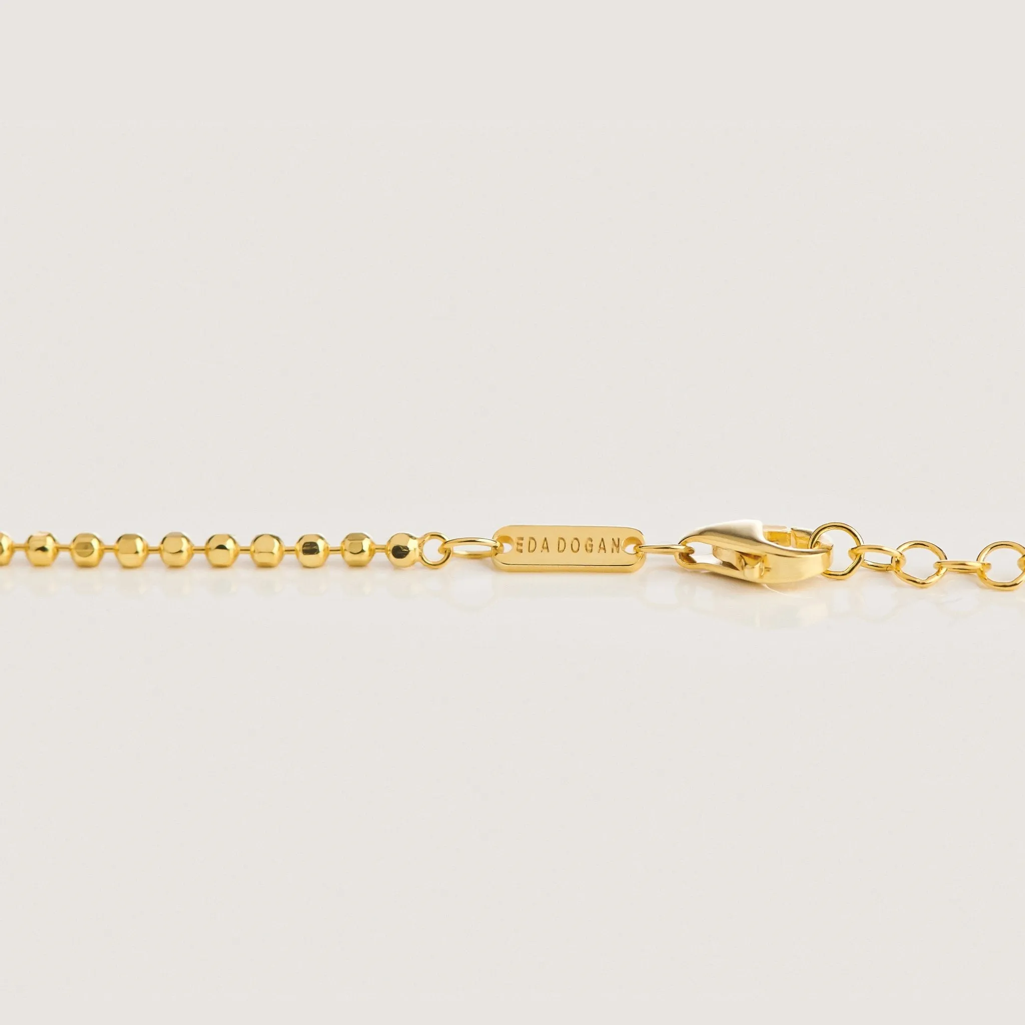 Bold Ball Chain Necklace Gold