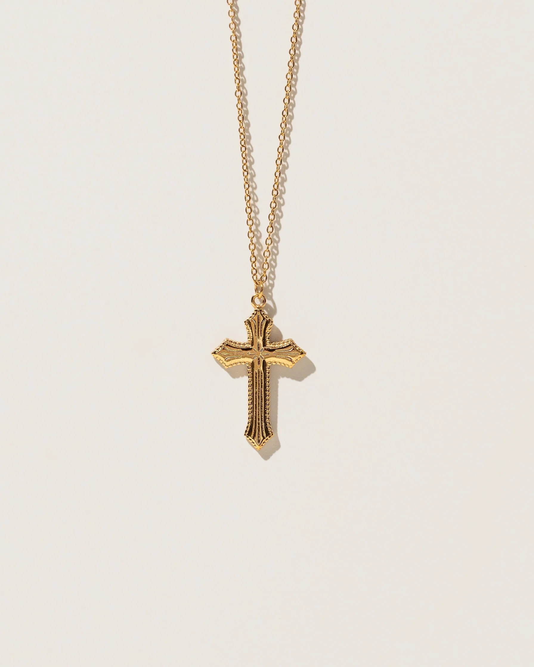 Bold cross necklace