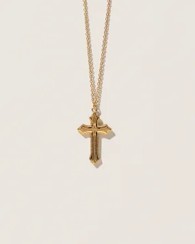 Bold cross necklace