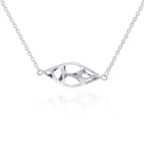Bold Filigree Silver Necklace TNC424P