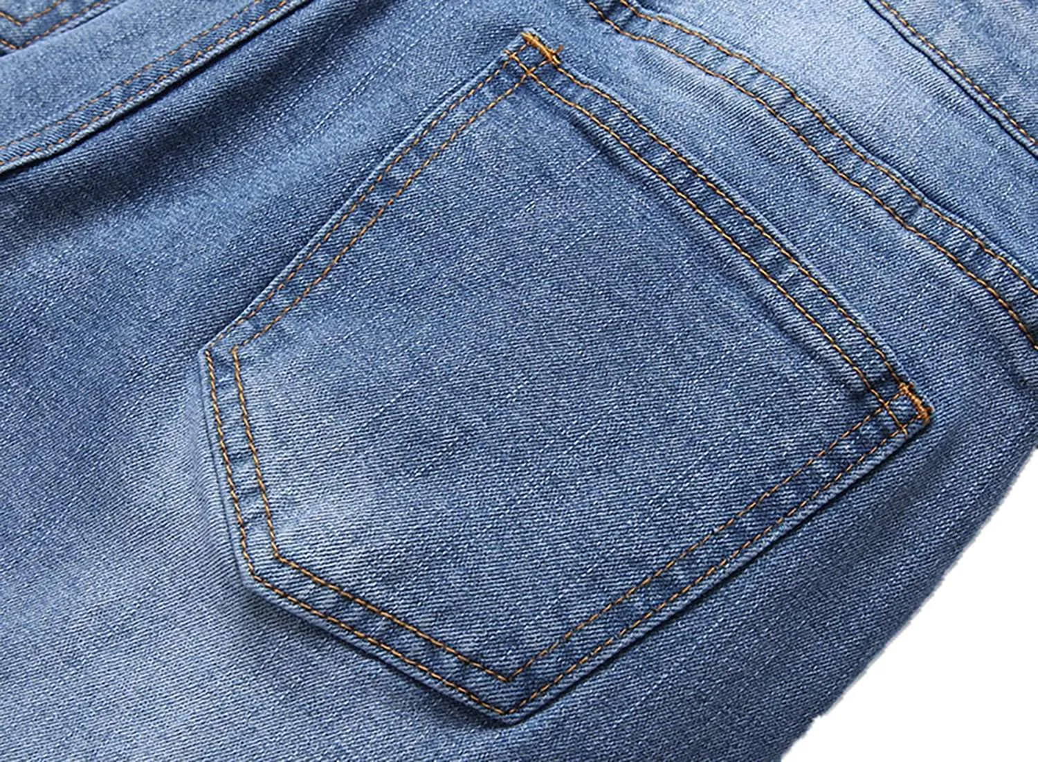 Boy's Jeans Pants Kids Ripped Skinny Jeans Casual Slim Fit Denim Jeans Trousers