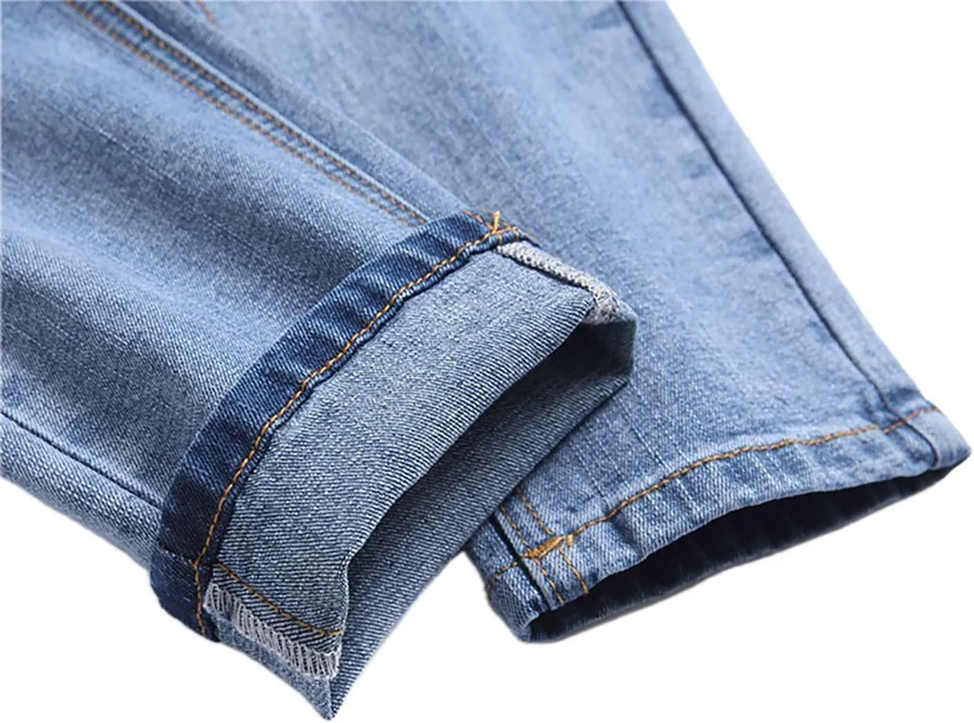 Boy's Jeans Pants Kids Ripped Skinny Jeans Casual Slim Fit Denim Jeans Trousers