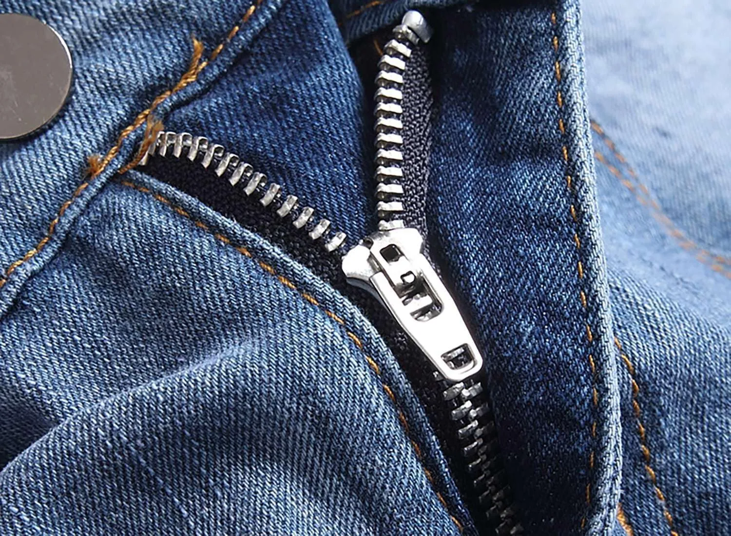 Boy's Jeans Pants Kids Ripped Skinny Jeans Casual Slim Fit Denim Jeans Trousers