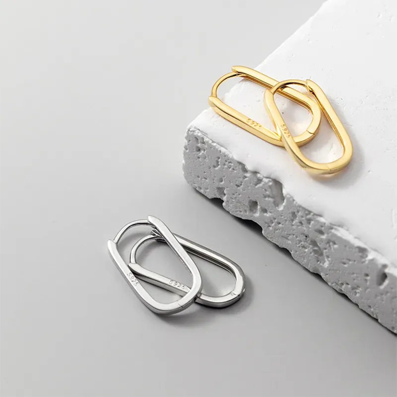 Chic Simple Oval Earrings