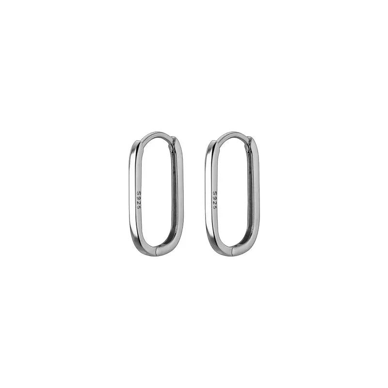 Chic Simple Oval Earrings