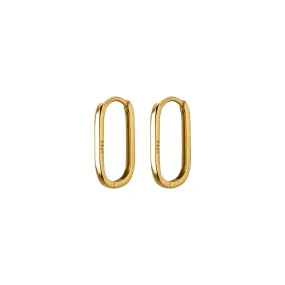 Chic Simple Oval Earrings