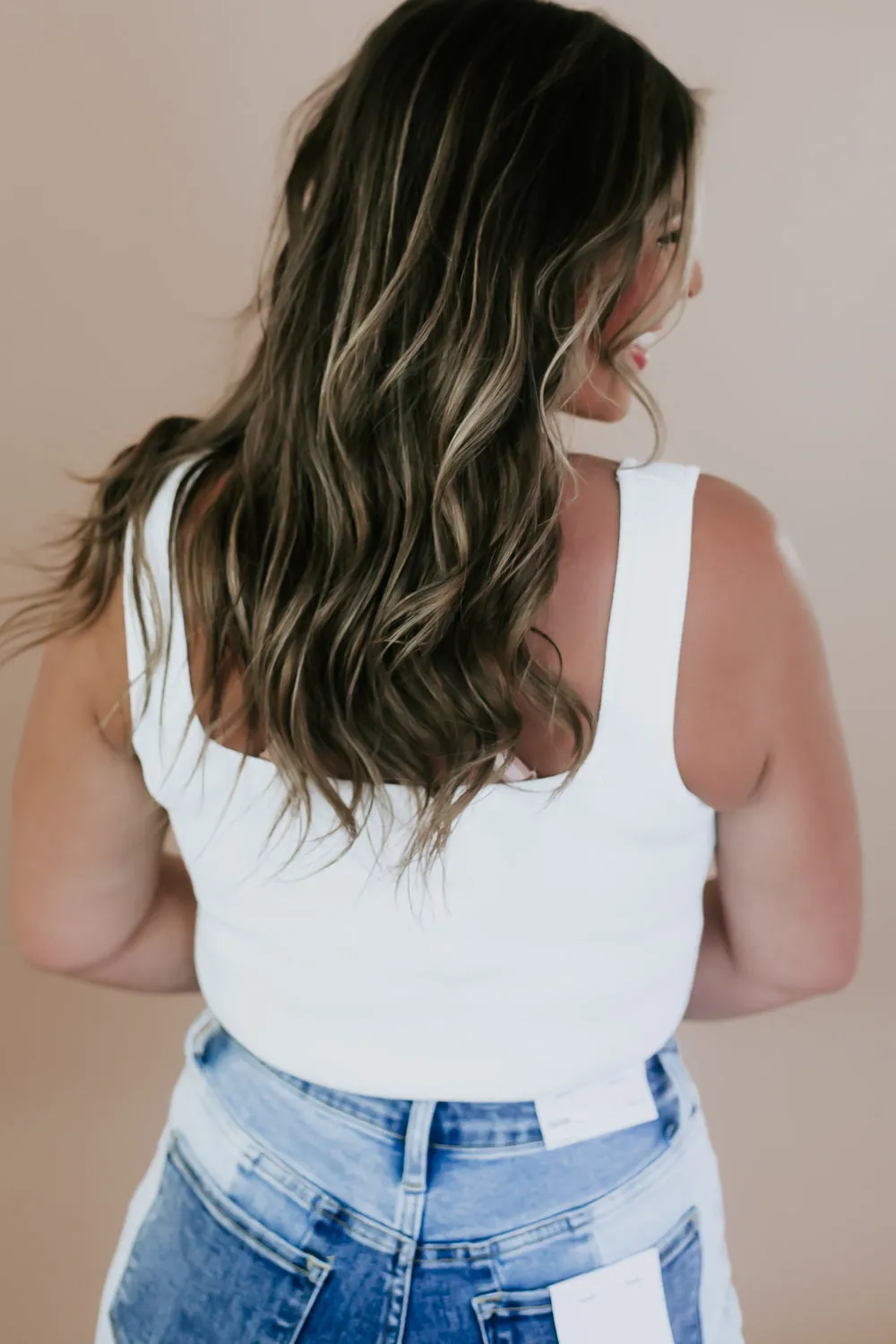 Chic Street Tank, Ivory