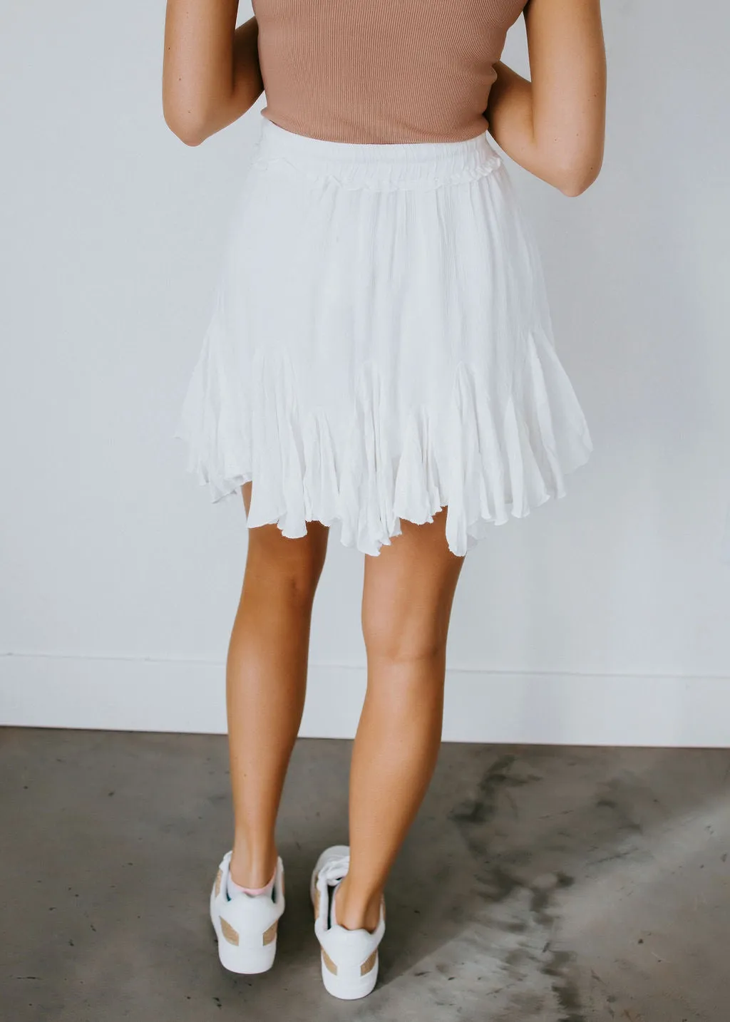 Chic Treatment Godet Skirt