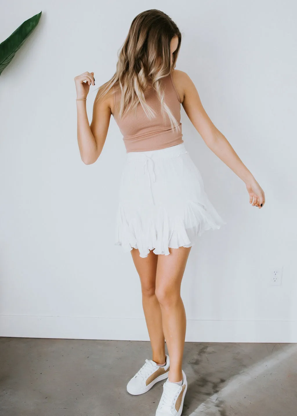 Chic Treatment Godet Skirt