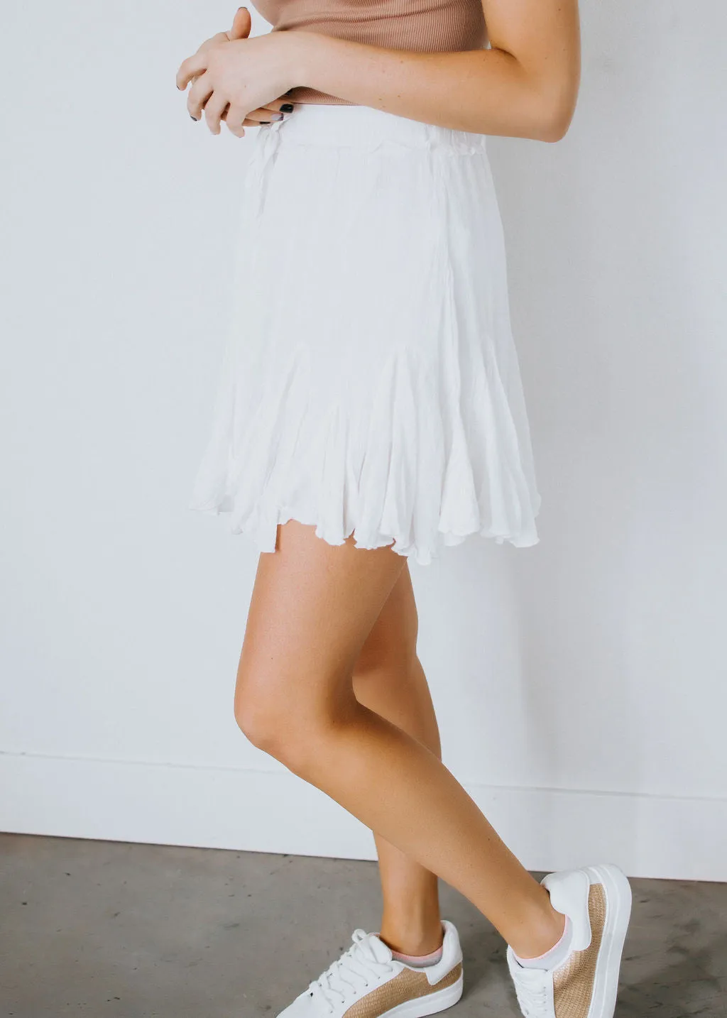 Chic Treatment Godet Skirt