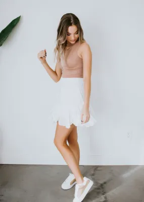 Chic Treatment Godet Skirt