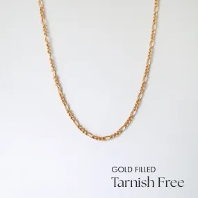 Gold Filled B Figaro Chain Necklace