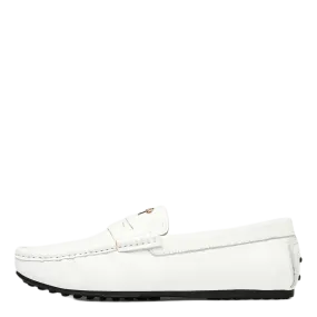 Italo Disco Mocassin White