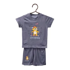 Lucido - T-Shirt & Shorts - Grey - Let's Ride