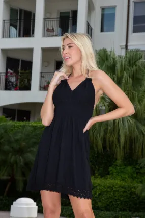 MARTINIQUE BLACK LINE DRESS