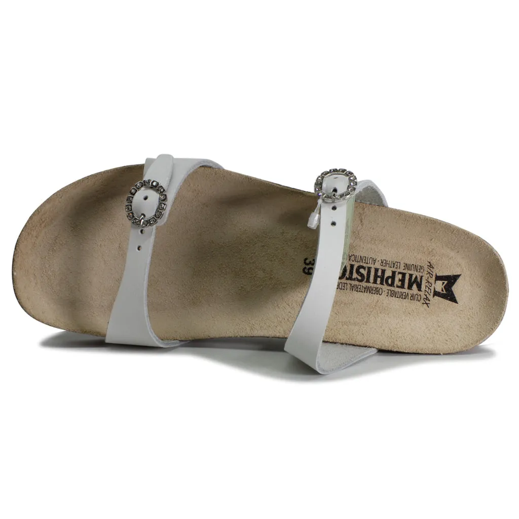 Mephisto Idelya Leather Women's Wedge Sandals