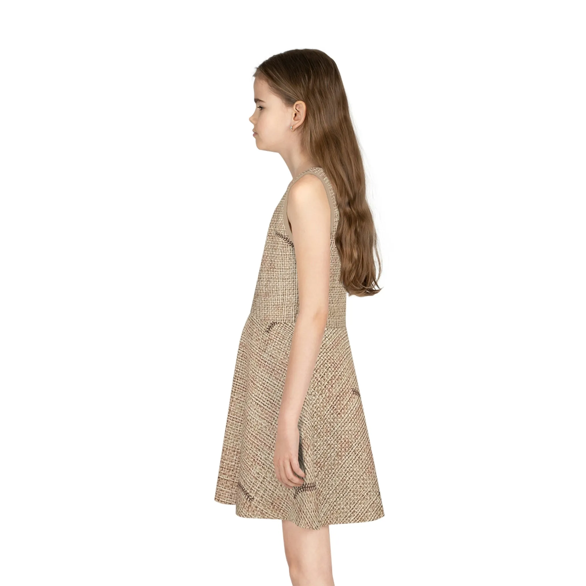 Oogie Boogie Man Girls' Sleeveless Sundress
