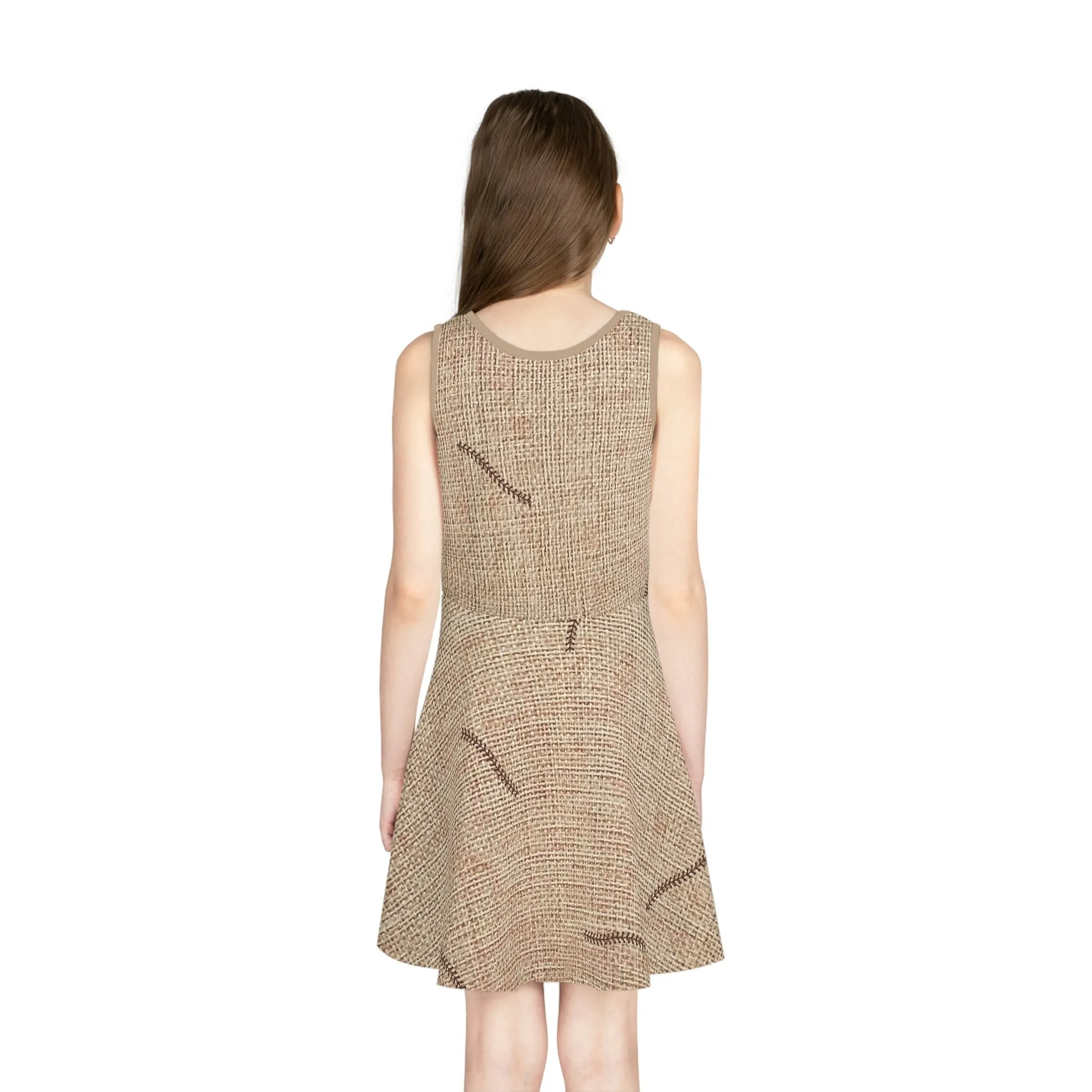 Oogie Boogie Man Girls' Sleeveless Sundress