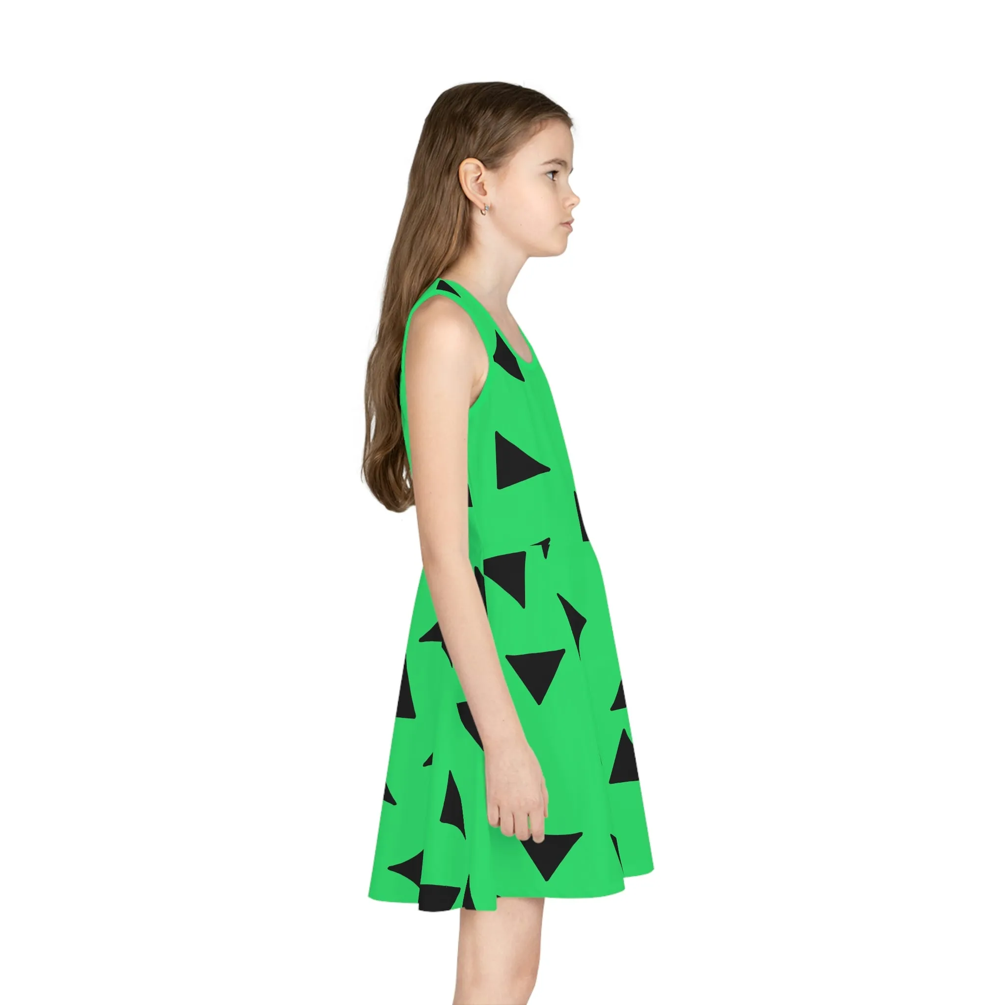 Prehistoric Babe Girls' Sleeveless Sundress