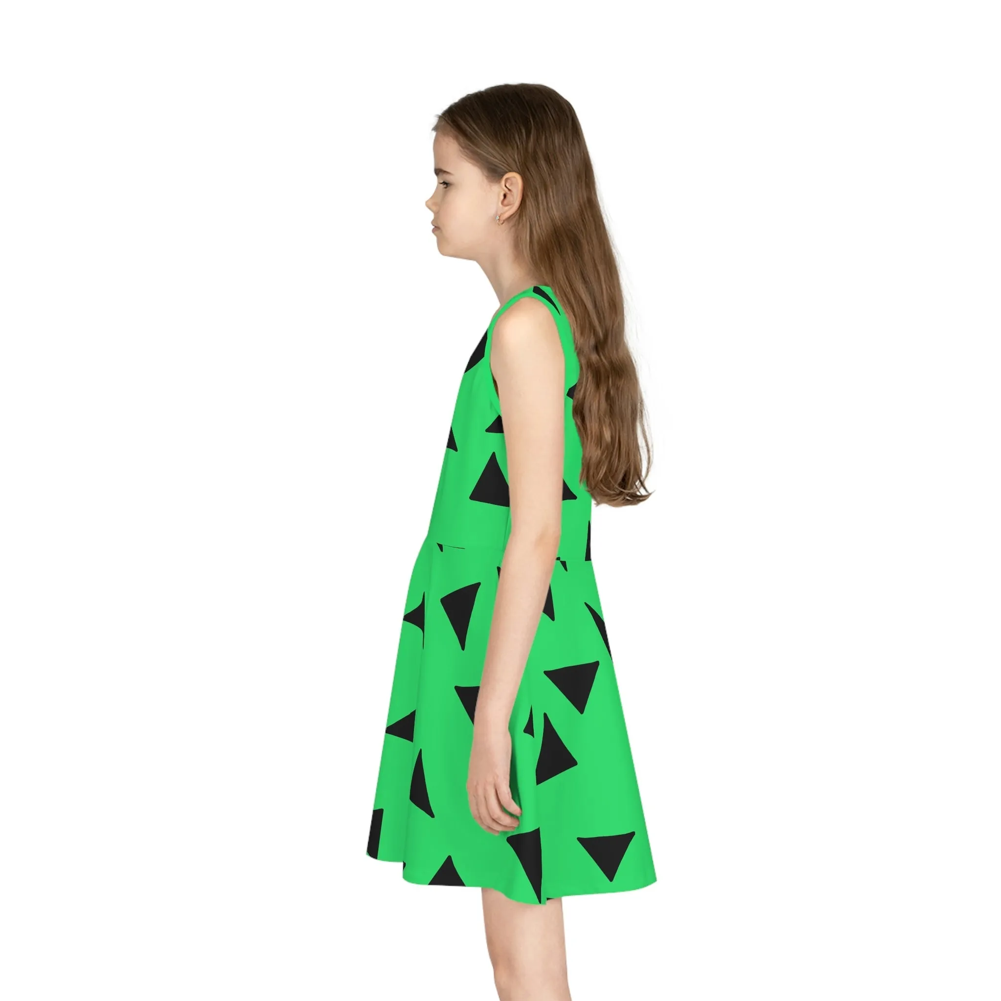 Prehistoric Babe Girls' Sleeveless Sundress