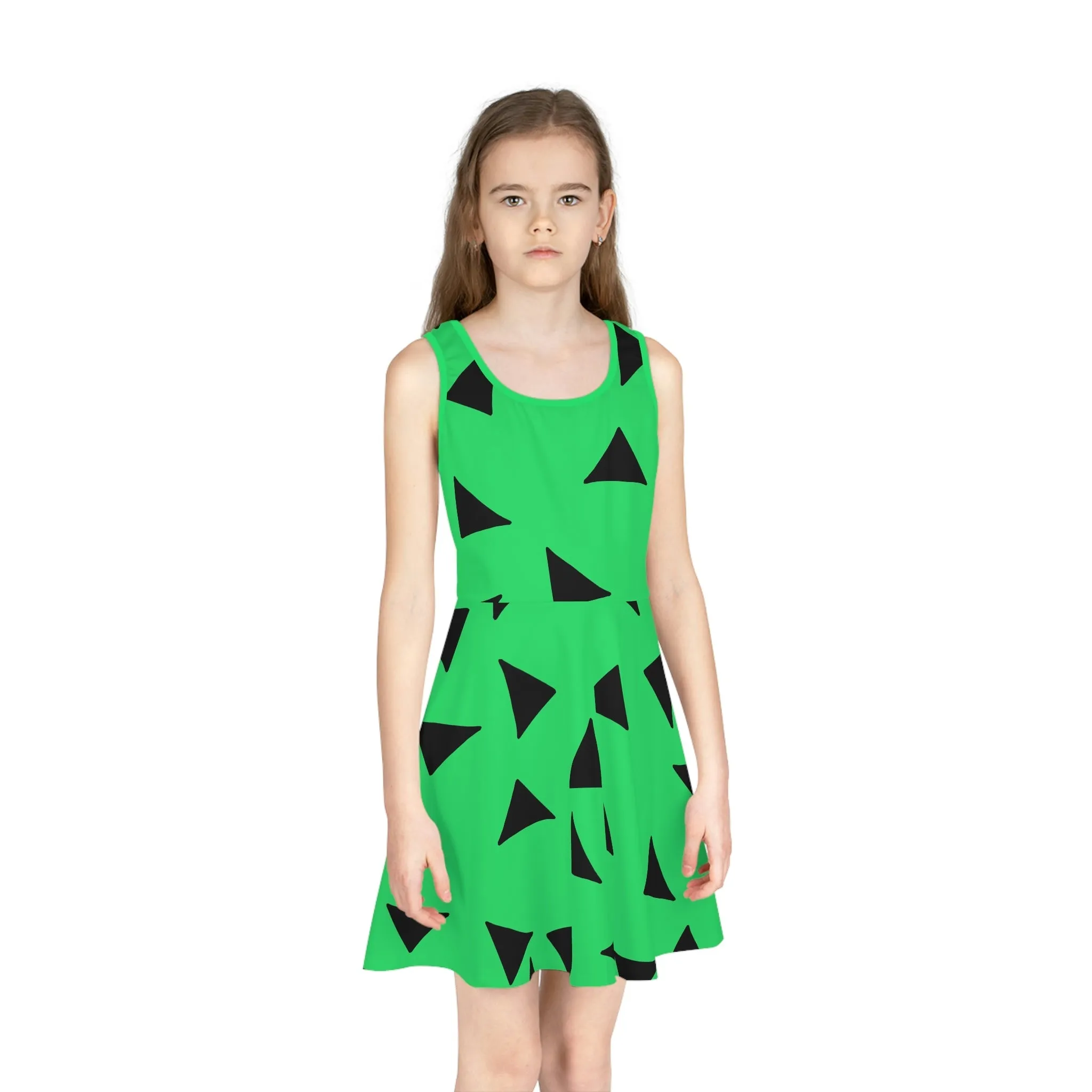 Prehistoric Babe Girls' Sleeveless Sundress