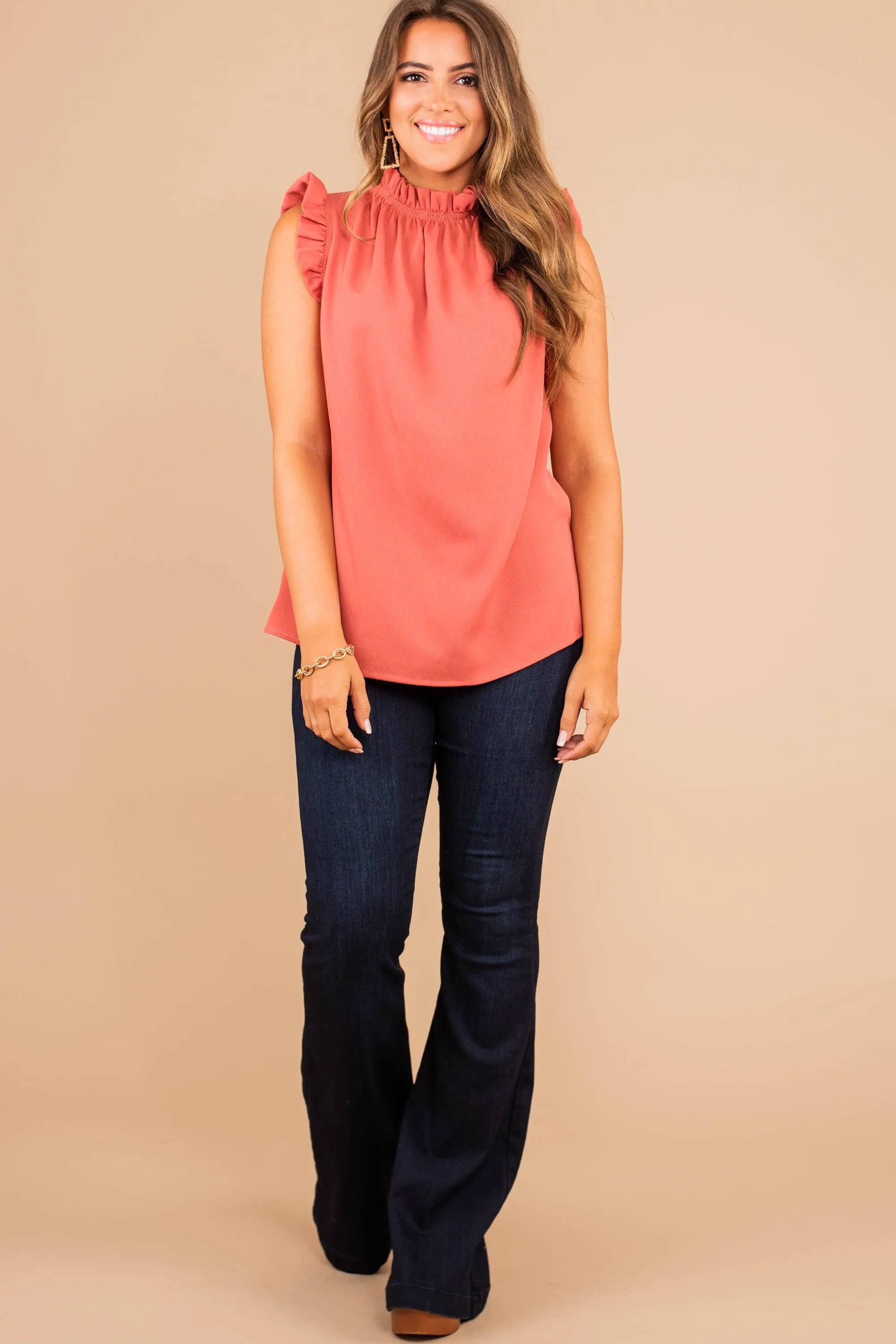 Put It To The Test Rust Orange Tank