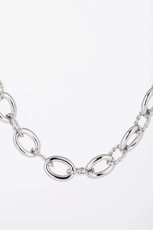 Silver Bold chain necklace