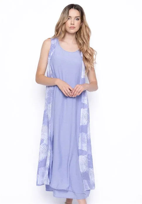 Sleeveless Flowy Maxi Dress in Lilac