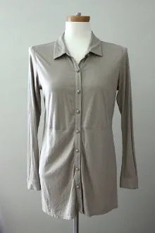 Soft Autumn Wheat Button-Down Shirt