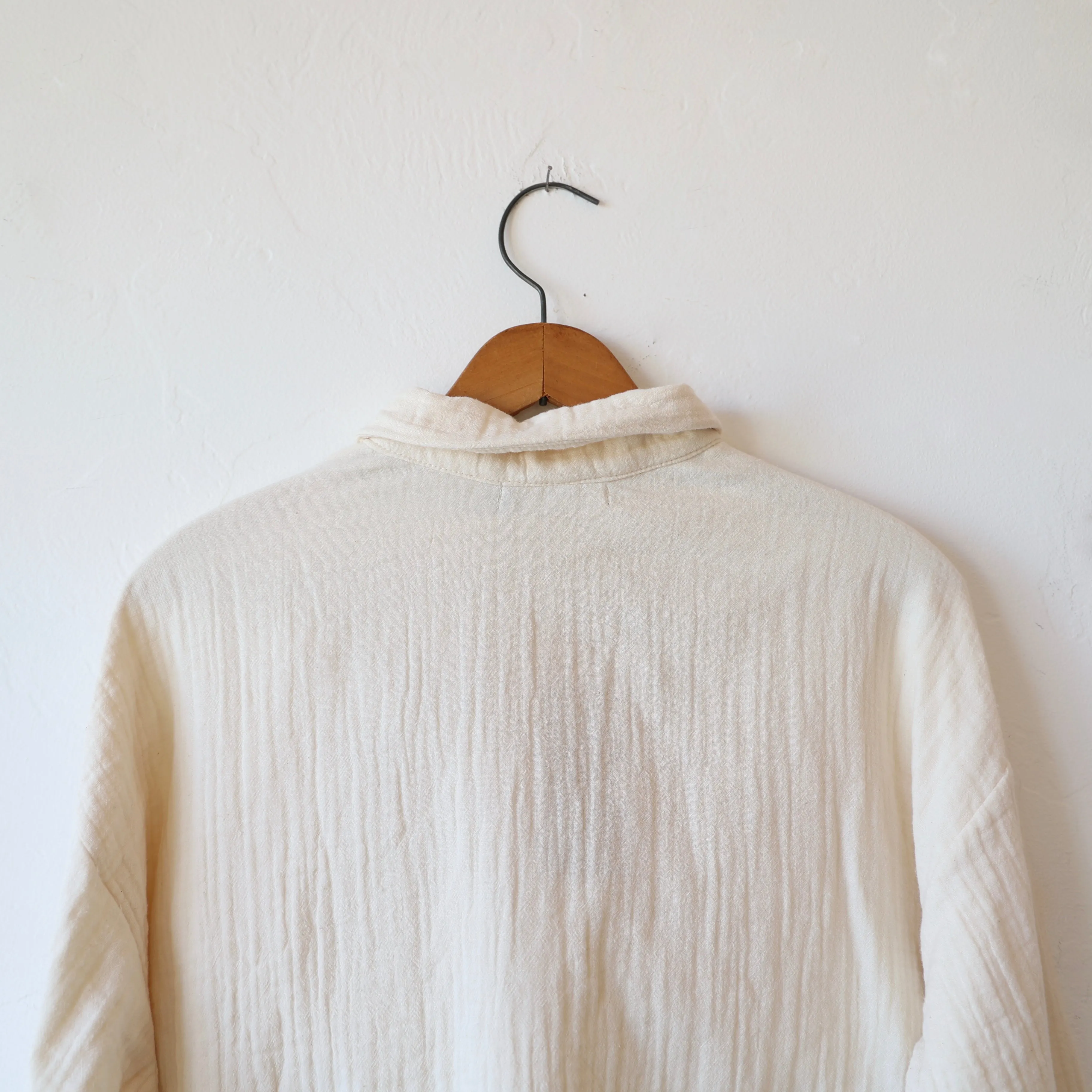 Sula Brushed Cotton Shirt - Cream