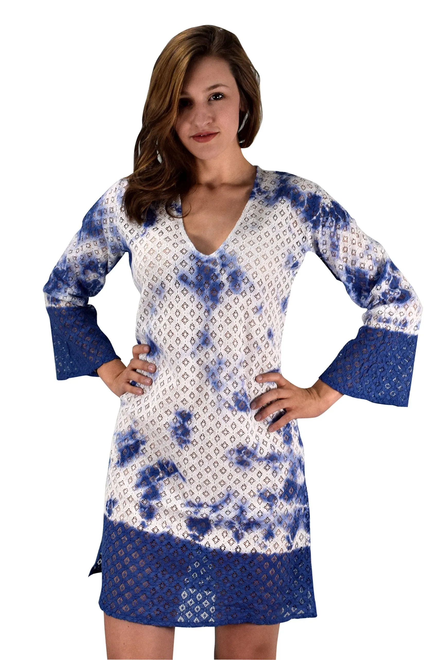 Summer Womens Lace Beach Bikini Cover-up Swimwear Beachwear Tunic