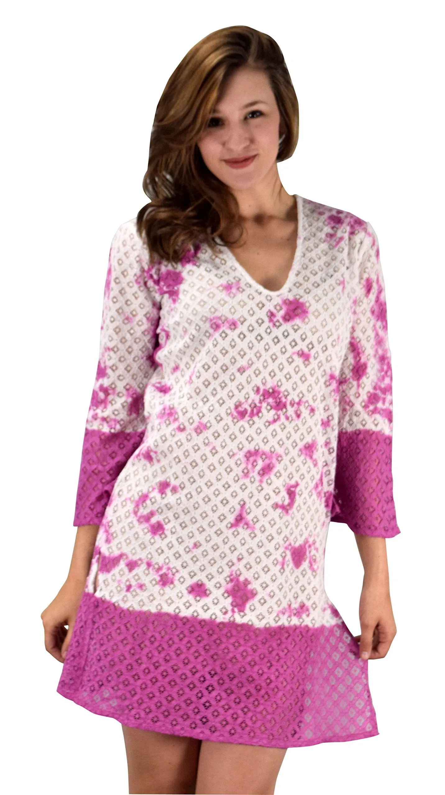 Summer Womens Lace Beach Bikini Cover-up Swimwear Beachwear Tunic