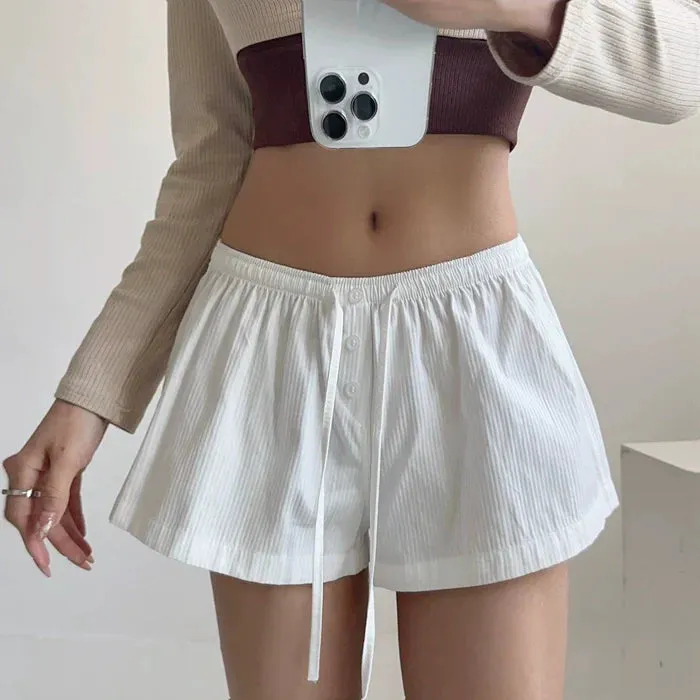 Taylor Elastic Waist Hot Shorts