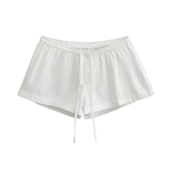 Taylor Elastic Waist Hot Shorts