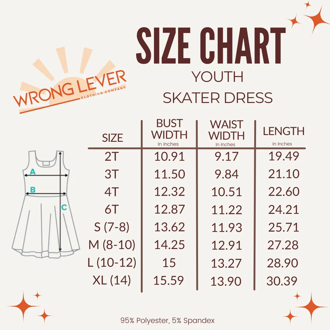 The Tiana Girls' Sleeveless Sundress (AOP)