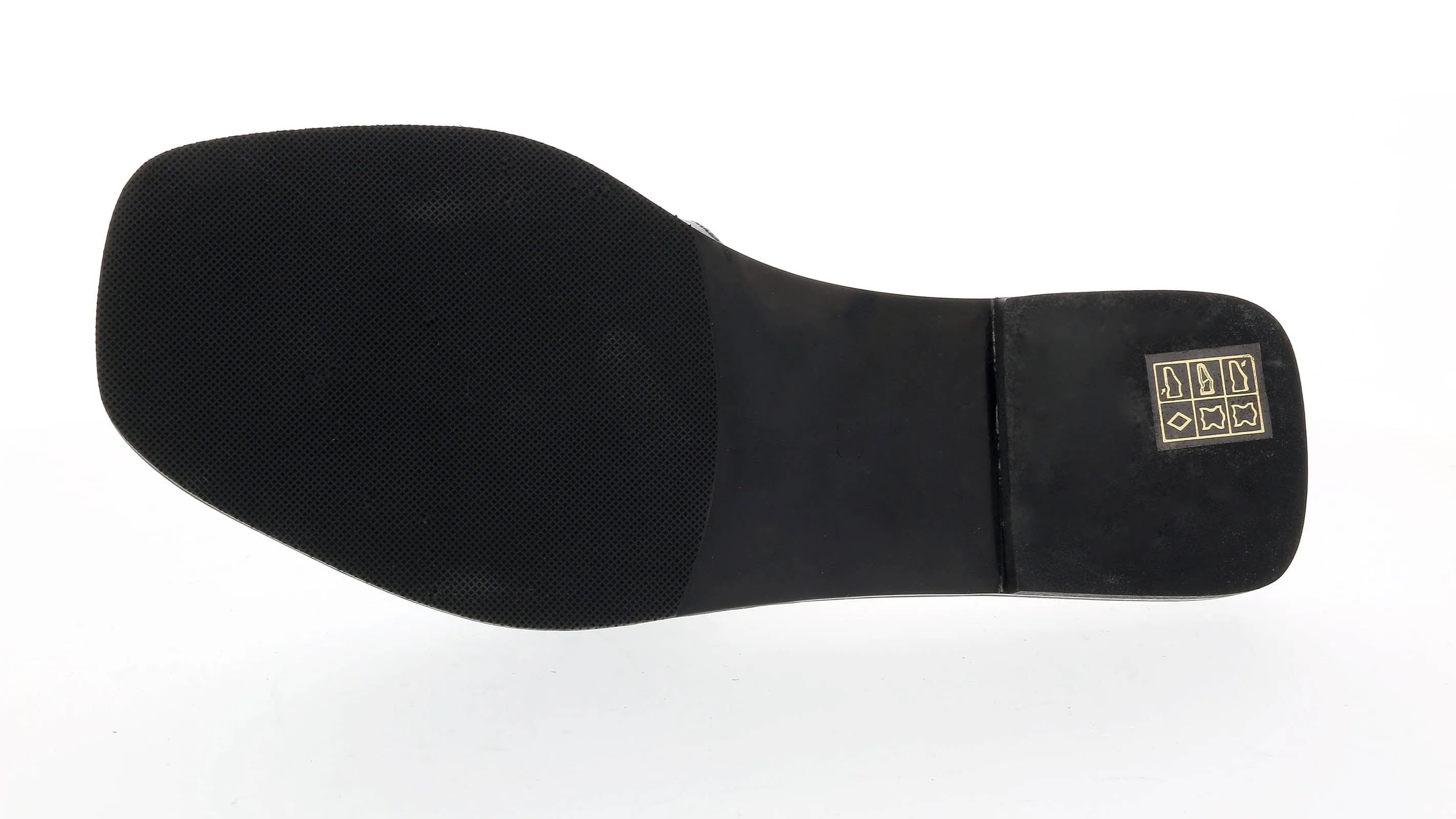 Ventutto Black Crest Flat Slide-