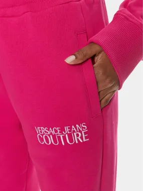 Versace Jeans Couture Pink Logo Joggers – Luxe Streetwear Redefined