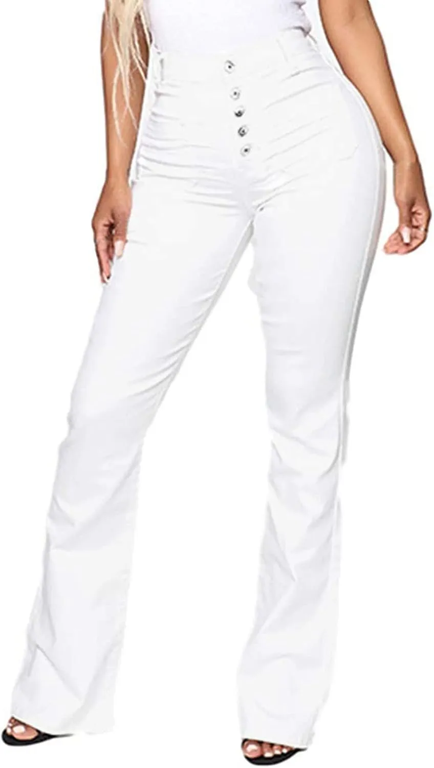 Womens Jeans,Women's Pants,Womens Skinny Jeans Stretch Size Mid-Rise Stretch Jeans High Waist Slim Jeans Plus Size Zipper