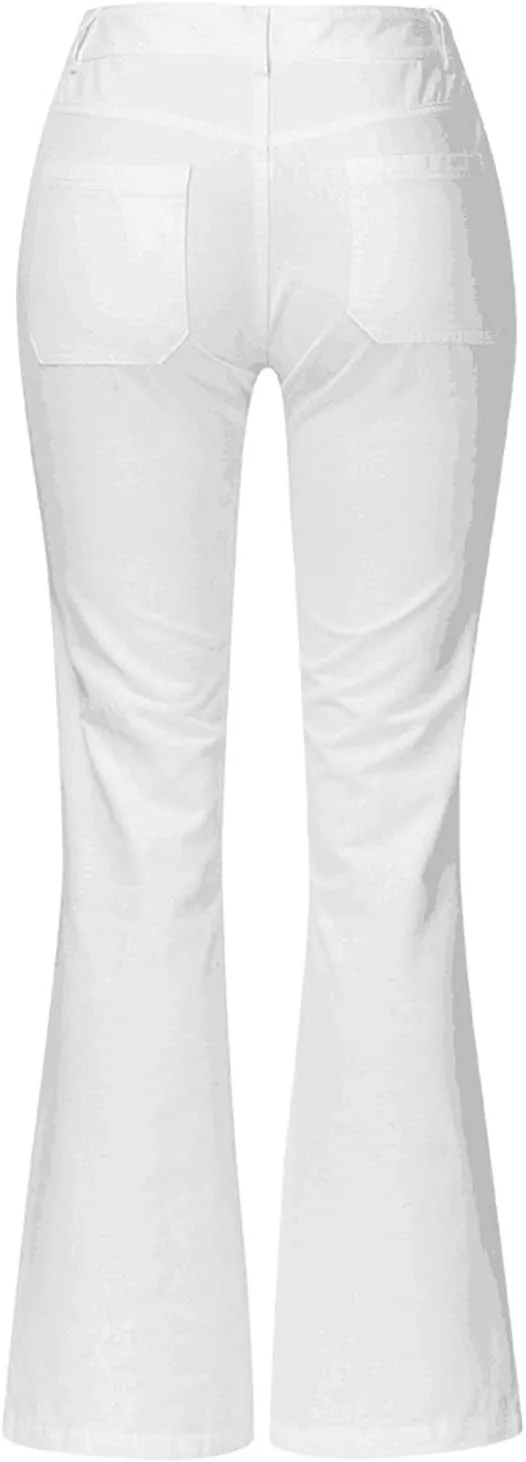 Womens Jeans,Women's Pants,Womens Skinny Jeans Stretch Size Mid-Rise Stretch Jeans High Waist Slim Jeans Plus Size Zipper